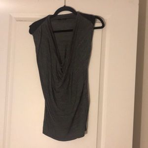 Zara grey and black shirt